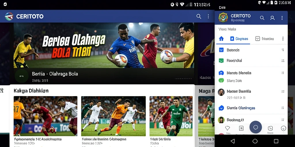 Antarmuka menarik dan informatif dari aplikasi CERITOTO.