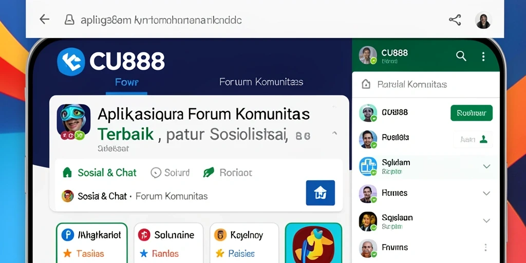 Tampilan antarmuka CU888 yang menarik dan mudah digunakan.