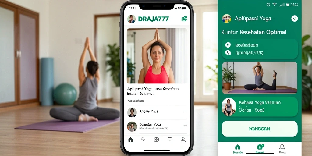 Tampilan antarmuka DRAJA777 yang user-friendly untuk praktik Yoga.