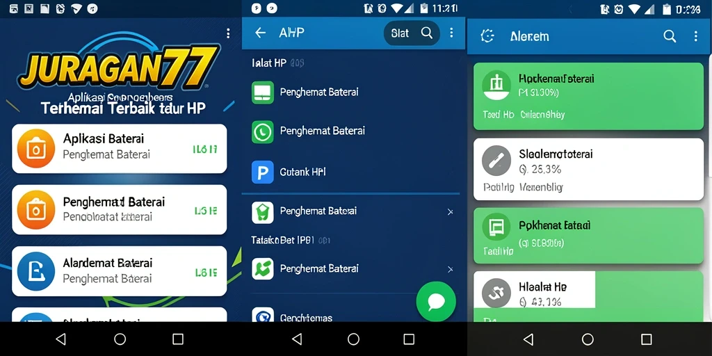 Tampilan antarmuka JURAGAN77 yang modern dan informatif.