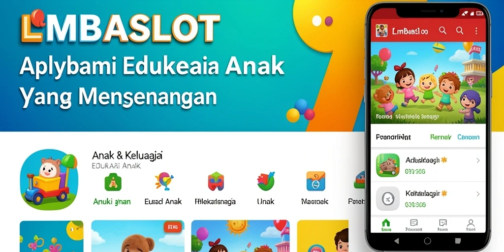 Antarmuka menarik dan interaktif LMBASLOT untuk Edukasi Anak.